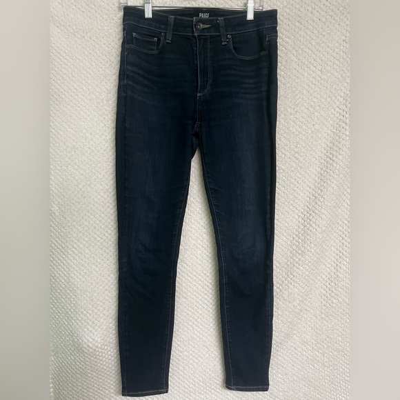 PAIGE Denim - PAIGE Womens Hoxton Ultra Skinny Jeans Denim Casual Cotton Blend Stretch Size 28